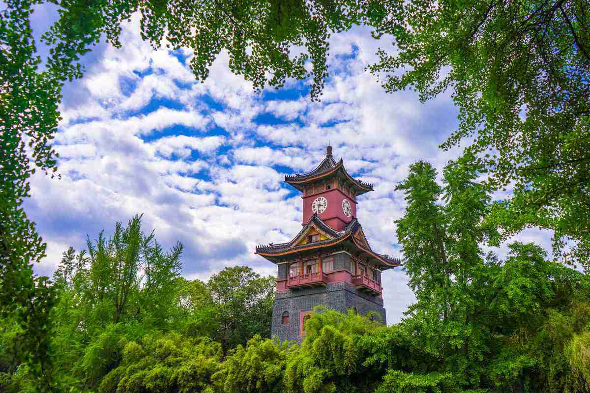 四川大学校园风景