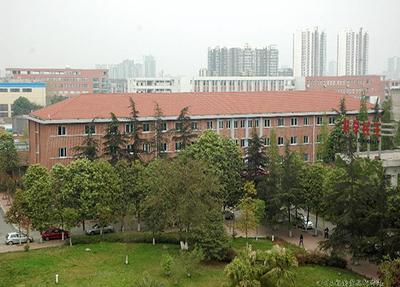 学校后景